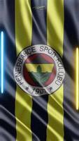 golvend fenerbahce vlag telefoon achtergrond of sociaal media sharing video