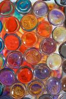 multi de colores cristal burbujas, vistoso antecedentes foto
