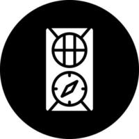 Army Compass Vector Icon Design