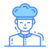 vector diseño de cocinero, profesional trabajador avatar