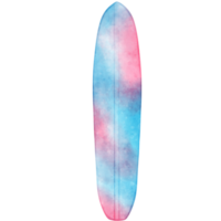 Watercolor surfboard, surfboard illustration, surf illustration, surfing png