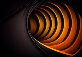 Abstract modern stripes lines on dark background - image photo