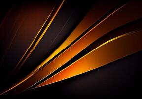 Abstract modern stripes lines on dark background - image photo