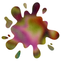 Regenbogen Aquarell Spritzen Farbe beflecken Hintergrund Kreis, abstrakt Grunge Papier Textur png