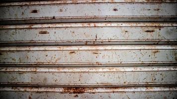 rusted iron striped garage door photo