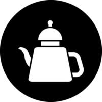 Tea Pot Vector Icon Design