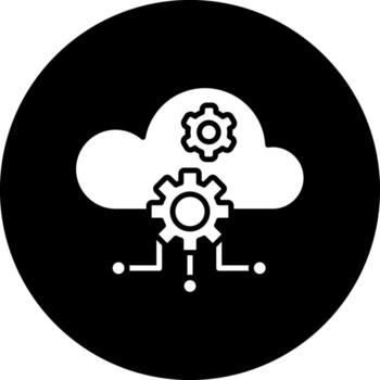 Cloud Computing Vector Icon Design