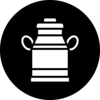 Milk Tank Vector Icon Design