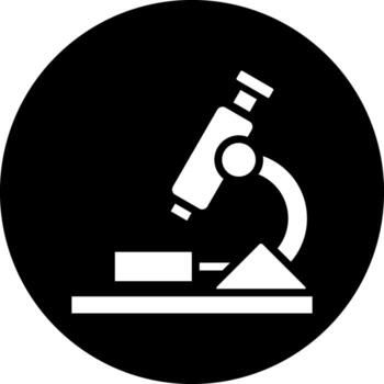 Miscroscope Vector Icon Design