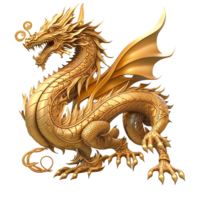 ai génératif chinois dragon gratuit illustration png