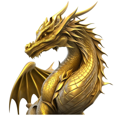 Golden Dragon PNGs for Free Download