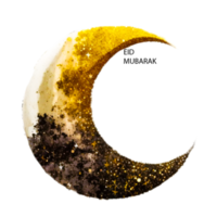 eid Mubarak Luna ilustración png