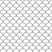 Fish scale seamless pattern vector