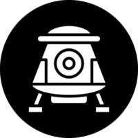 Space Capsule Vector Icon Design