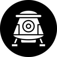 Space Capsule Vector Icon Design