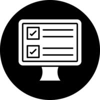 Online Survey Vector Icon Design