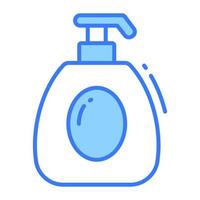 líquido jabón dispensador vector icono, moderno y de moda estilo