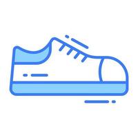 Shoes vector design in modern style, footwear accessory