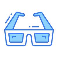 Well design vector of glasses in editable style, premium icon