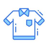 un bien diseño vector de t camisa, editable icono para prima utilizar