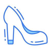 Adorable vector design of high heels, footwear premium icon