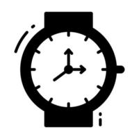 muñeca reloj icono en moderno estilo, portátil reloj vector