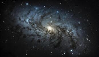 View of the Milky Way Galaxy in the Universe . photo