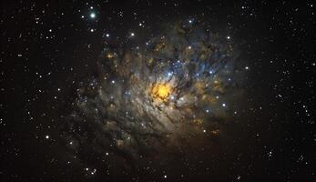 View of the Milky Way Galaxy in the Universe . photo