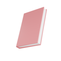 3d Stapel von bunt Bücher. 3d Bücher Symbol zum Netz Design isoliert png