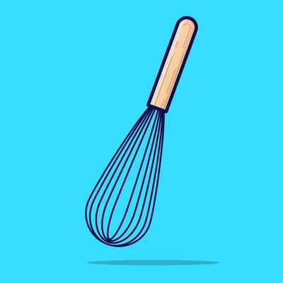 Egg beater vector illustration. Egg beater icon concept isolated. Flat design