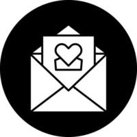 Love Letter Vector Icon Design