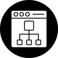 Sitemap Vector Icon Design
