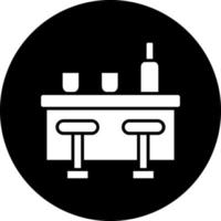 Bar Counter Vector Icon Design