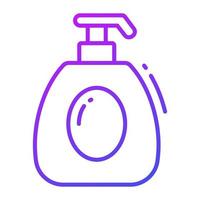 Liquid soap dispenser vector icon, modern and trendy style