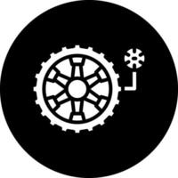 Tyre Pressure Vector Icon Design