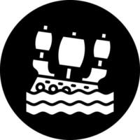 Shipwreck Vector Icon Design
