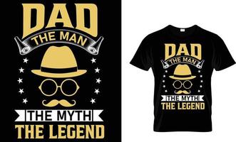 Father's day typography T-Shirt design vector