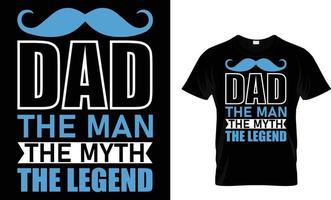 Father's day typography T-Shirt design vector