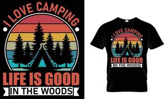 adventure, mountain, hiking, camping, typography, vector T-Shirt design