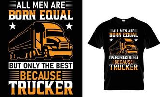 Truck typography T-shirt design vector