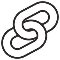 Outline icon for link connect. vector