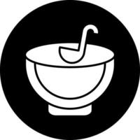 Punch Bowl Vector Icon Design