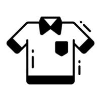 A well design vector of t shirt, editable icon for premium use