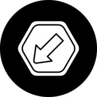 Keep Left Vector Icon Design