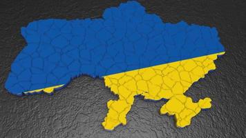 Ukraine map 3d. 3d map of the ukraine. Uraine map 3d. video