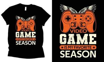 video game is my favorite season vector t-shirt design, gamer t-shirt design.