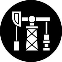 Oil Pump Vector Icon Design