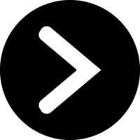 Right Chevron Vector Icon Design