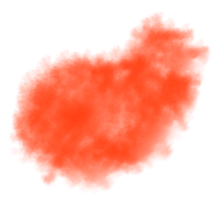 astratto artistico polvere dipingere. movimento di astratto rosso polvere. rosso Fumo. acquerello macchiare. png