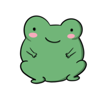 mignonne grenouille png